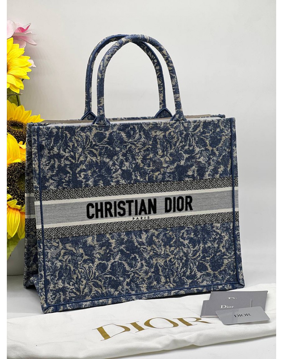 Christian dior discount tote bag large